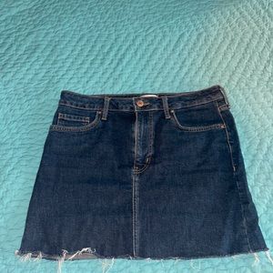 forever 21 denim skirt